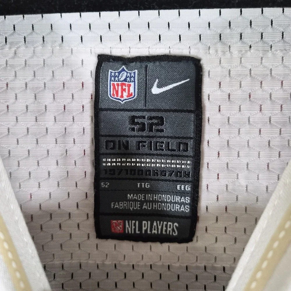 Nike On Field San Francisco 49ers Patrick Willis #52 Jersey‎ Mens 52 XL White